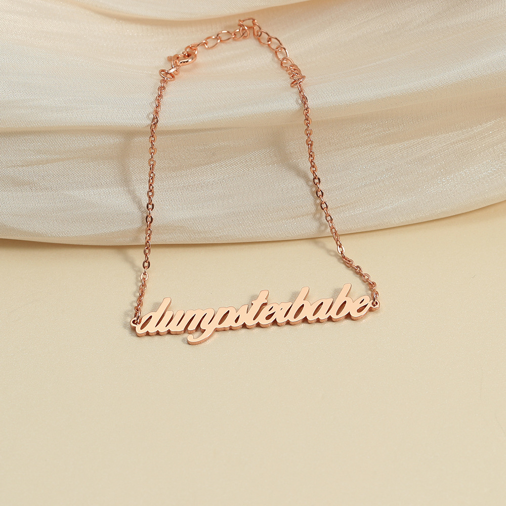 Custom Name Anklet 18K Gold Plated Personalized Anklet with Name Gold Silver Name Anklet - Image 5
