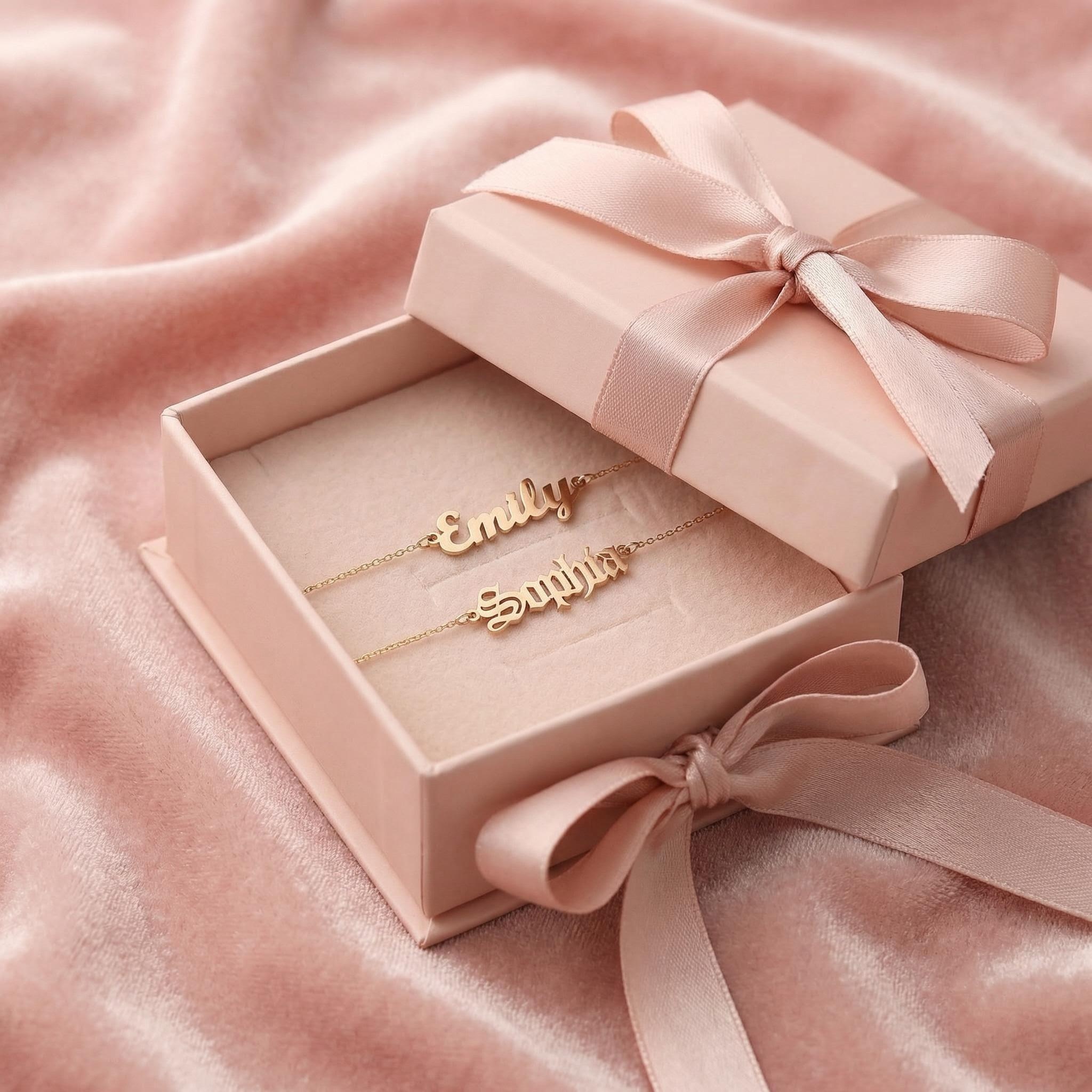 Custom name jewelry friendship day gift