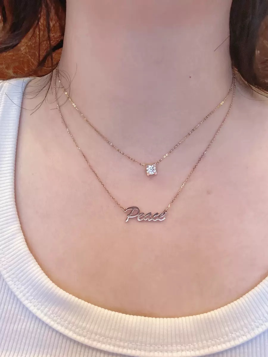 Real customer photo — personalized ankle bracelet worn daily