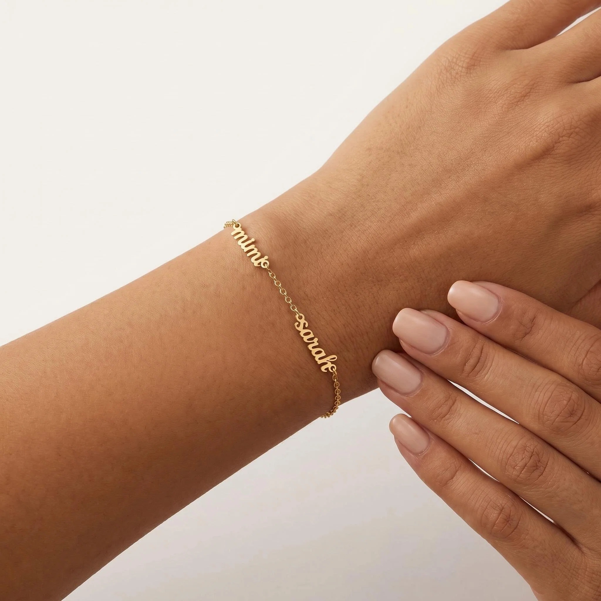 Mother daughter personalized jewelry — worn daily as a connection across distance